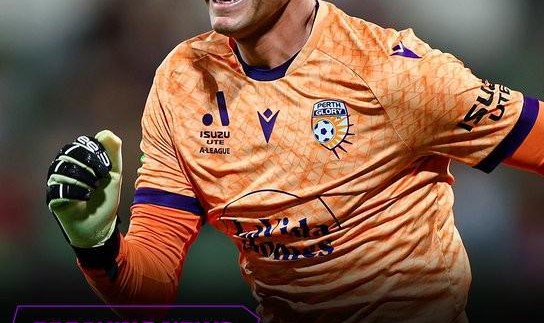 最初只是来临时救火，珀斯光荣门将如今获得三年合同